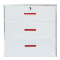 TỦ FILE TÀI LIỆU TU3FD - W915 x D450 x H915 mm - màu ghi - sắt sơn tĩnh điện