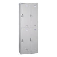 TỦ LOCKER TU982-2K - W619 x D450 x 1830 mm - ghi - sắt sơn tĩnh điện