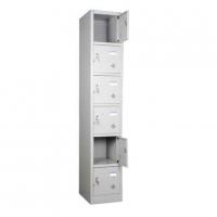 Tủ locker TU986 - : Rộng 378 x Sâu 450 x Cao 1830 - - ghi sáng - sắt sơn tĩnh điện